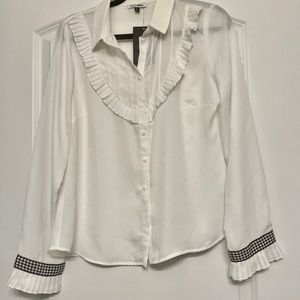 🤍White Fashion Nova Blouse 🤍